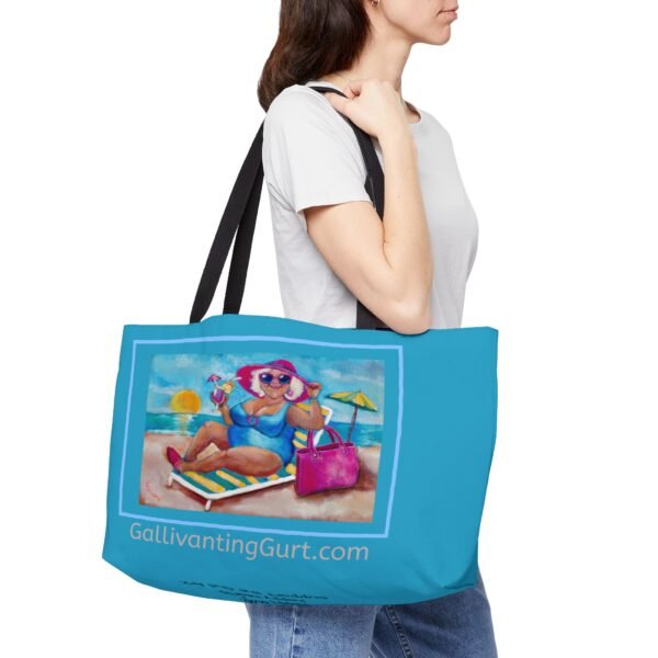 Gurt at the Beach Tote Bag - blue - Image 3