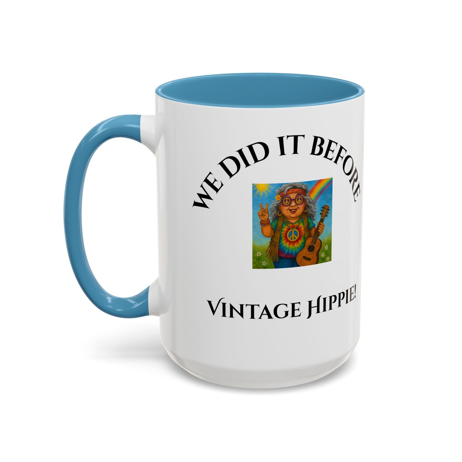Coffee Mug Vintage Hippie Retro 11 and 15 oz - Image 10