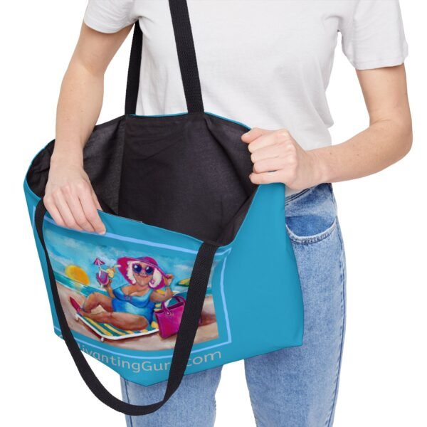 Gurt at the Beach Tote Bag - blue - Image 4