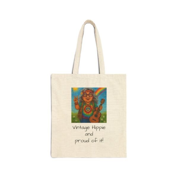 Tote Bag Vintage Hippie And Proud of It We Understand the Assignment