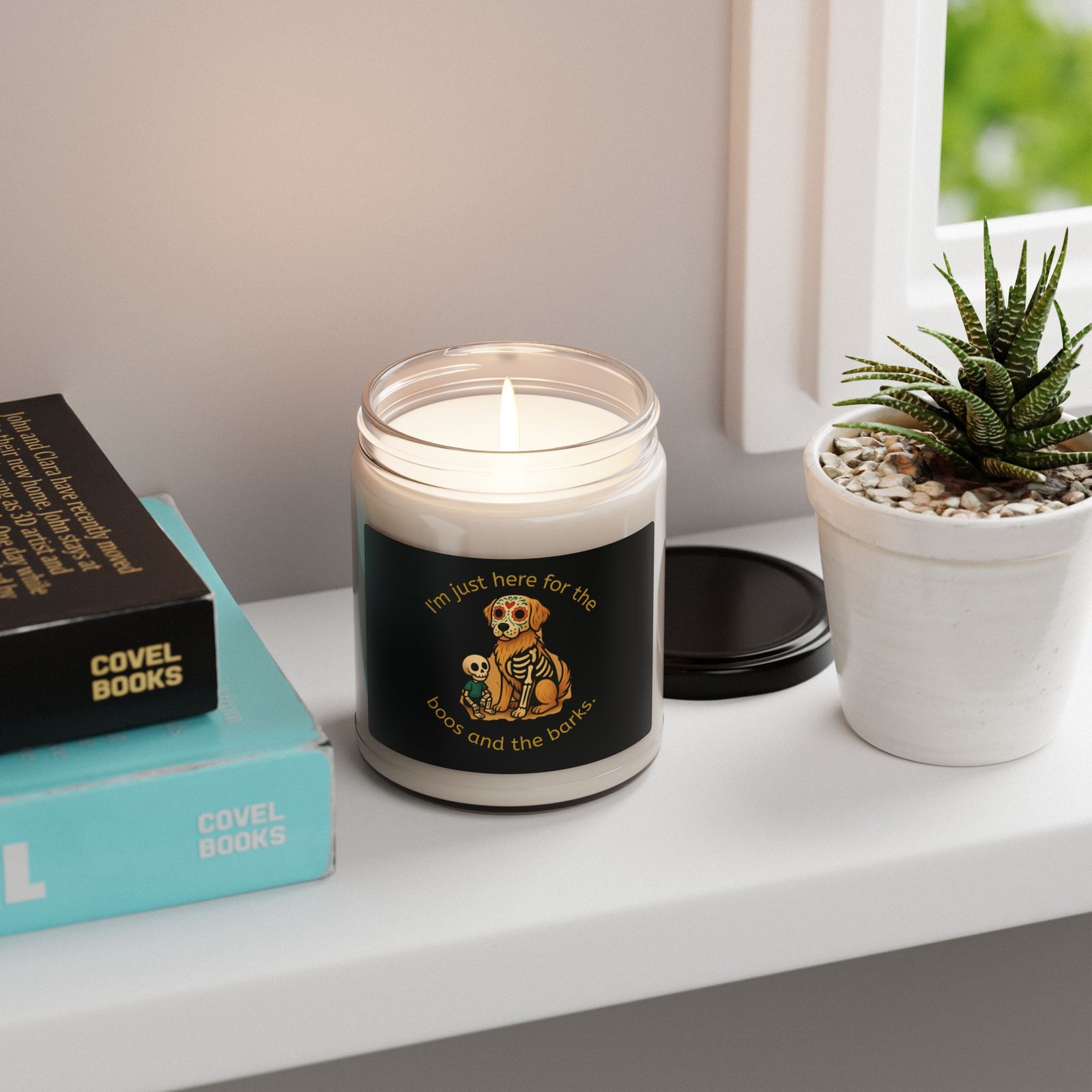Scented Soy Candle - 'I’m Just Here for the Boo's and the Boo’s' | Halloween Decor, Dog Lover Gift, Cozy Home Fragrance, Fall Candle - Image 25