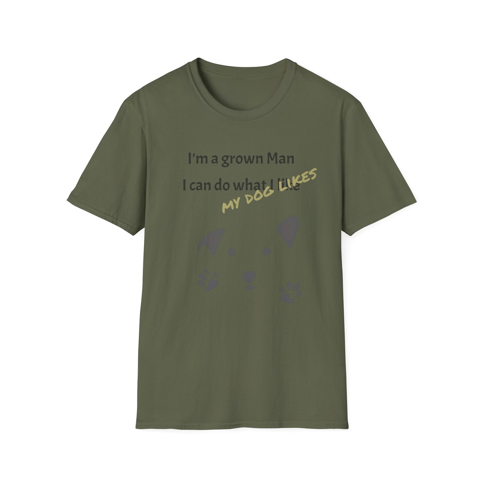 Funny Gud Dog T-Shirt - I’m a Grown Man, I Can Do What I Want…. - Image 11