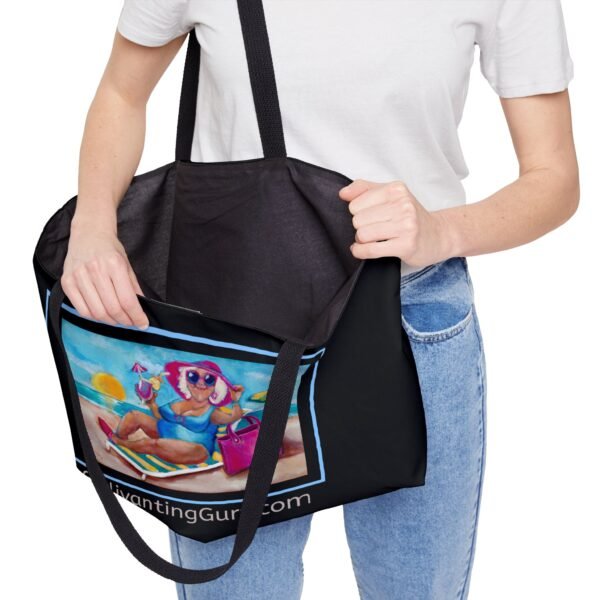 Gurt at the Beach Tote Bag - black - Image 4