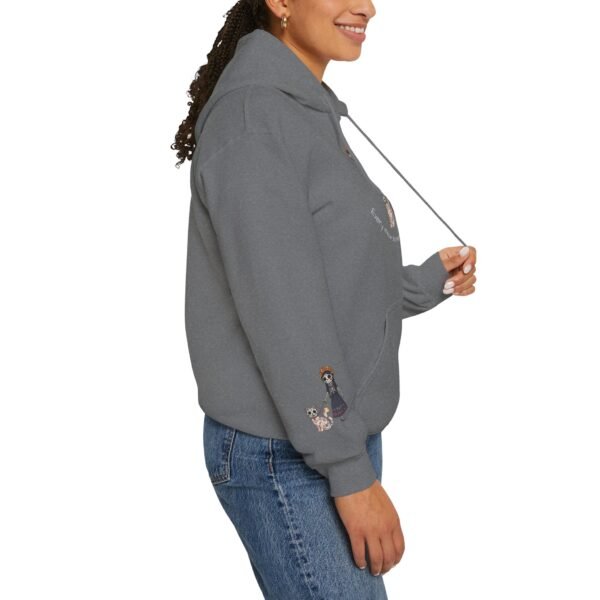 Cat Lover Heavy Blend Hooded Sweatshirt - Every Meow and then we take a lovely stroll - Image 23