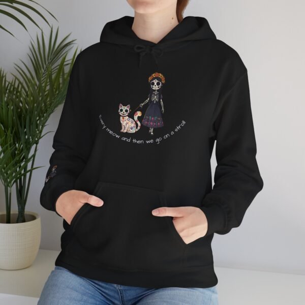 Cat Lover Heavy Blend Hooded Sweatshirt - Every Meow and then we take a lovely stroll - Image 8
