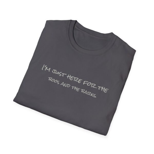 Halloween Pet Graphic Tee - I'm Just Here for the Boos, Dog Lovers Gift, Unisex Softstyle T-Shirt, Fall Fashion - Image 32