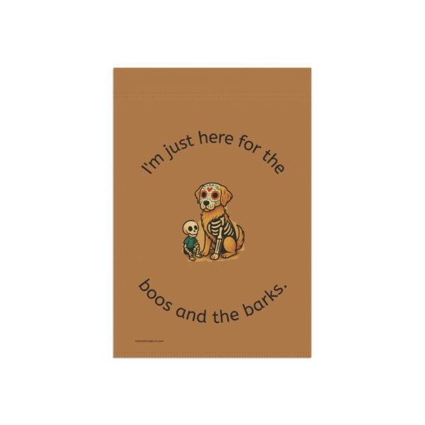 Halloween Garden Banner, Dog Lover Decor, Outdoor Autumn Sign, Fall Yard Decoration, Pet-Friendly Banner - Image 3