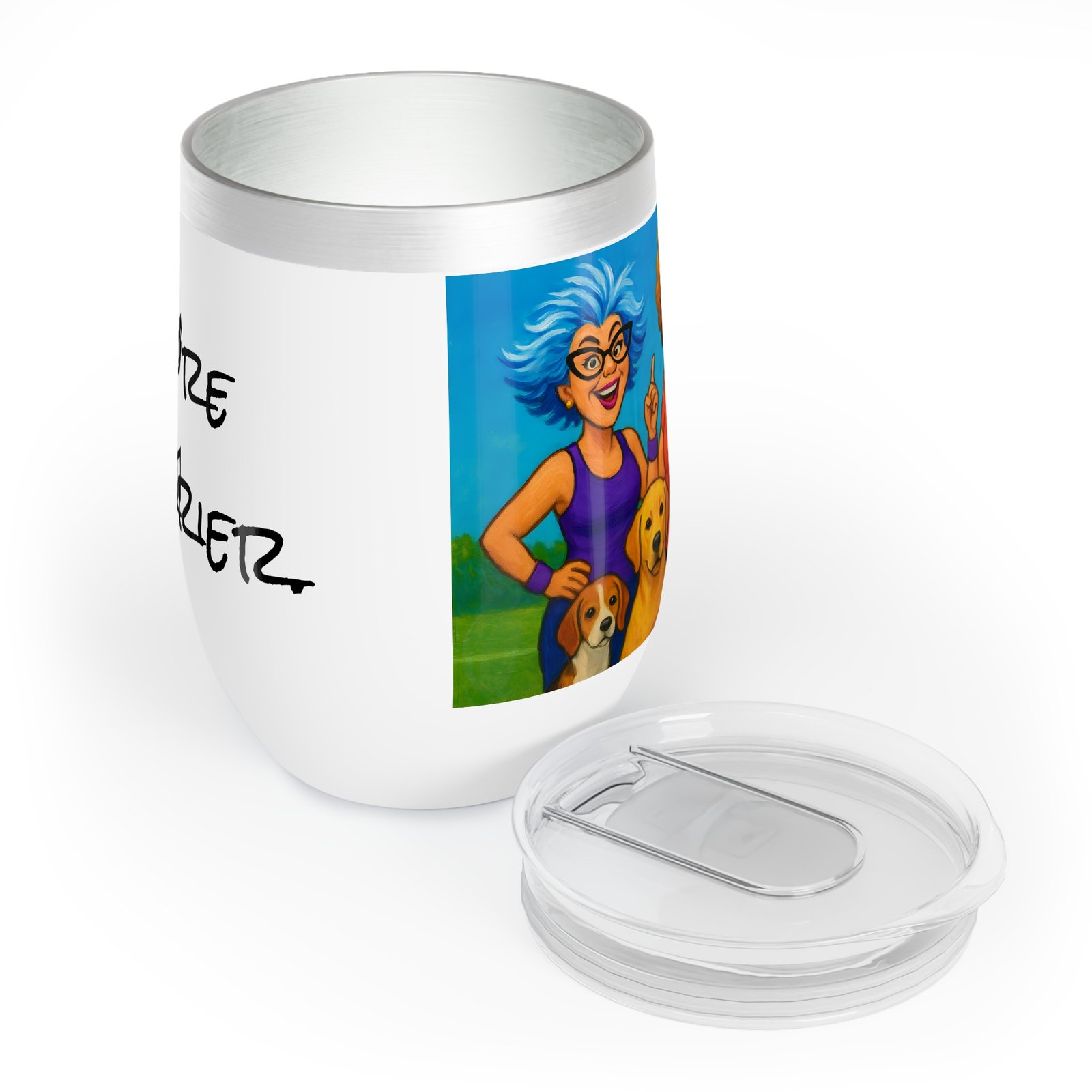 The more the merrier.  Wine Tumbler | Perfect for Parties & Outdoor Events - Image 2