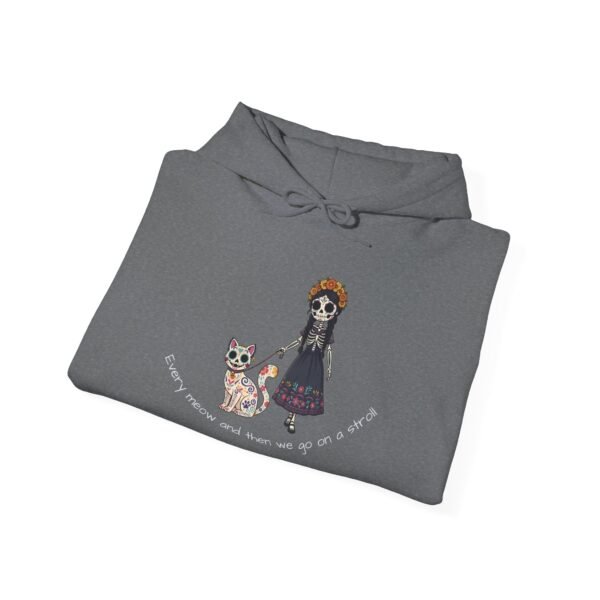 Cat Lover Heavy Blend Hooded Sweatshirt - Every Meow and then we take a lovely stroll - Image 22