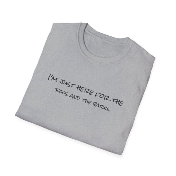 Halloween Pet Graphic Tee - I'm Just Here for the Boos, Dog Lovers Gift, Unisex Softstyle T-Shirt, Fall Fashion - Image 16