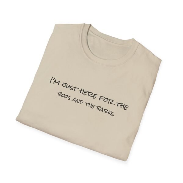 Halloween Pet Graphic Tee - I'm Just Here for the Boos, Dog Lovers Gift, Unisex Softstyle T-Shirt, Fall Fashion - Image 8