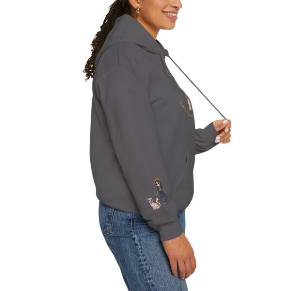Cat Lover Heavy Blend Hooded Sweatshirt - Every Meow and then we take a lovely stroll - Image 31