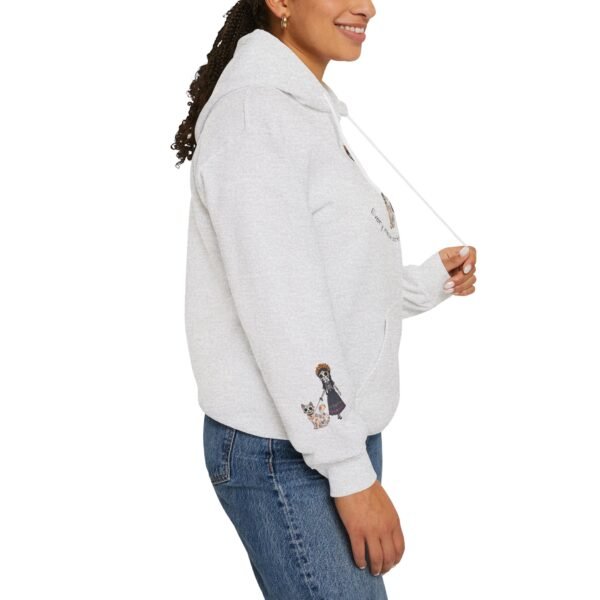 Cat Lover Heavy Blend Hooded Sweatshirt - Every Meow and then we take a lovely stroll - Image 3