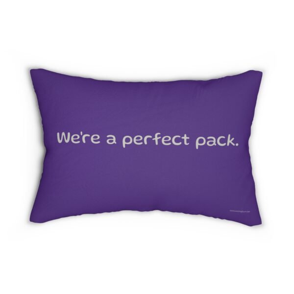 Lumbar Pillow - We're a Perfect Pack Design - Image 2