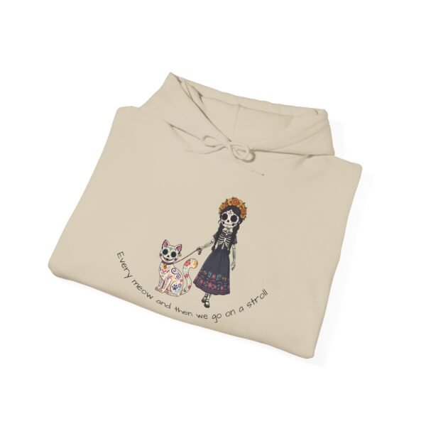 Cat Lover Heavy Blend Hooded Sweatshirt - Every Meow and then we take a lovely stroll - Image 10