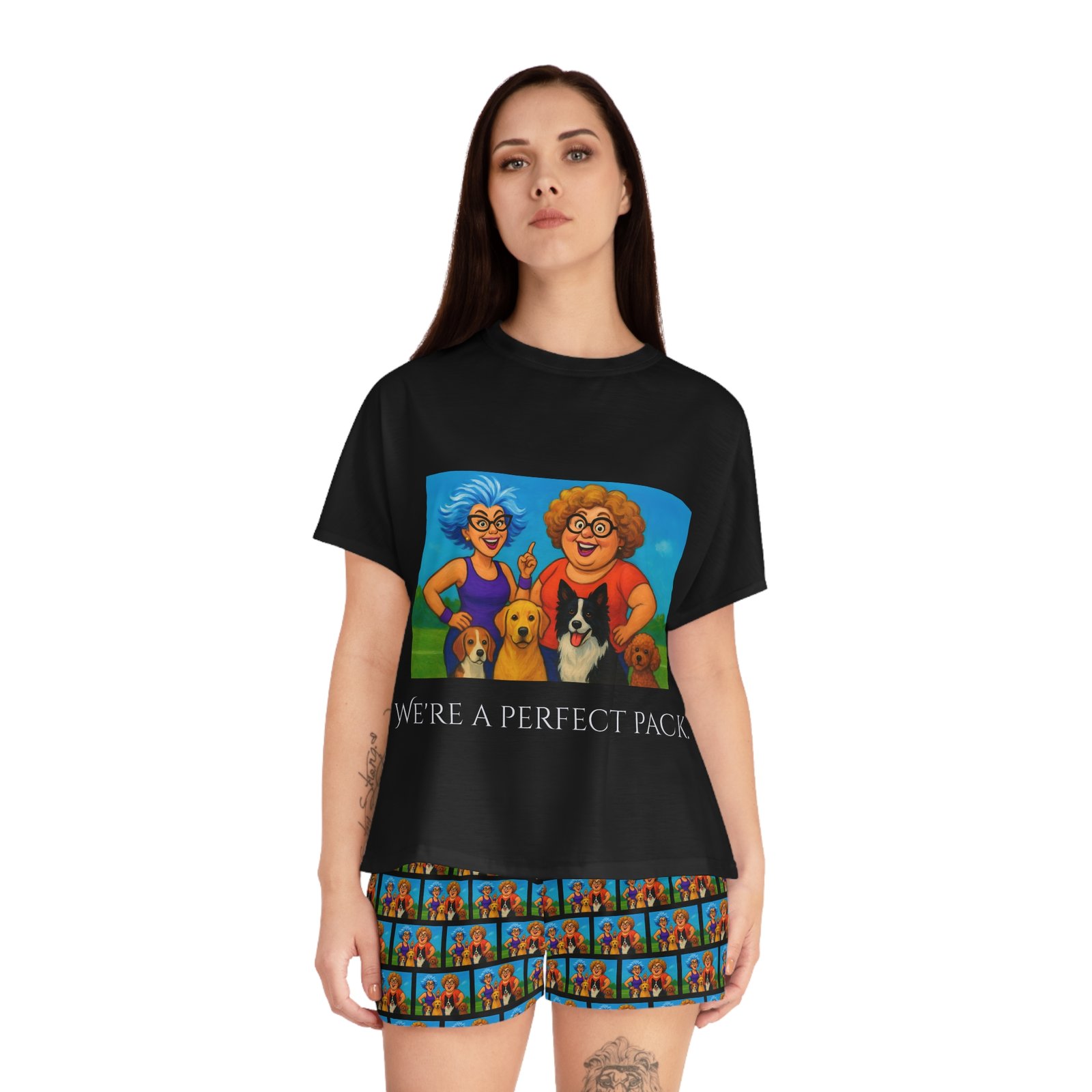 Women's Pajama Set - 'We're a Perfect Pack' - Image 4