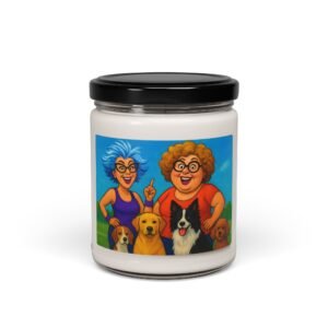 Fun Pet Lover's Scented Soy Candle - Brighten Your Home, Gift for Dog Owners, Cozy Decor, Animal Lover's Delight, Eco-Friendly Candle