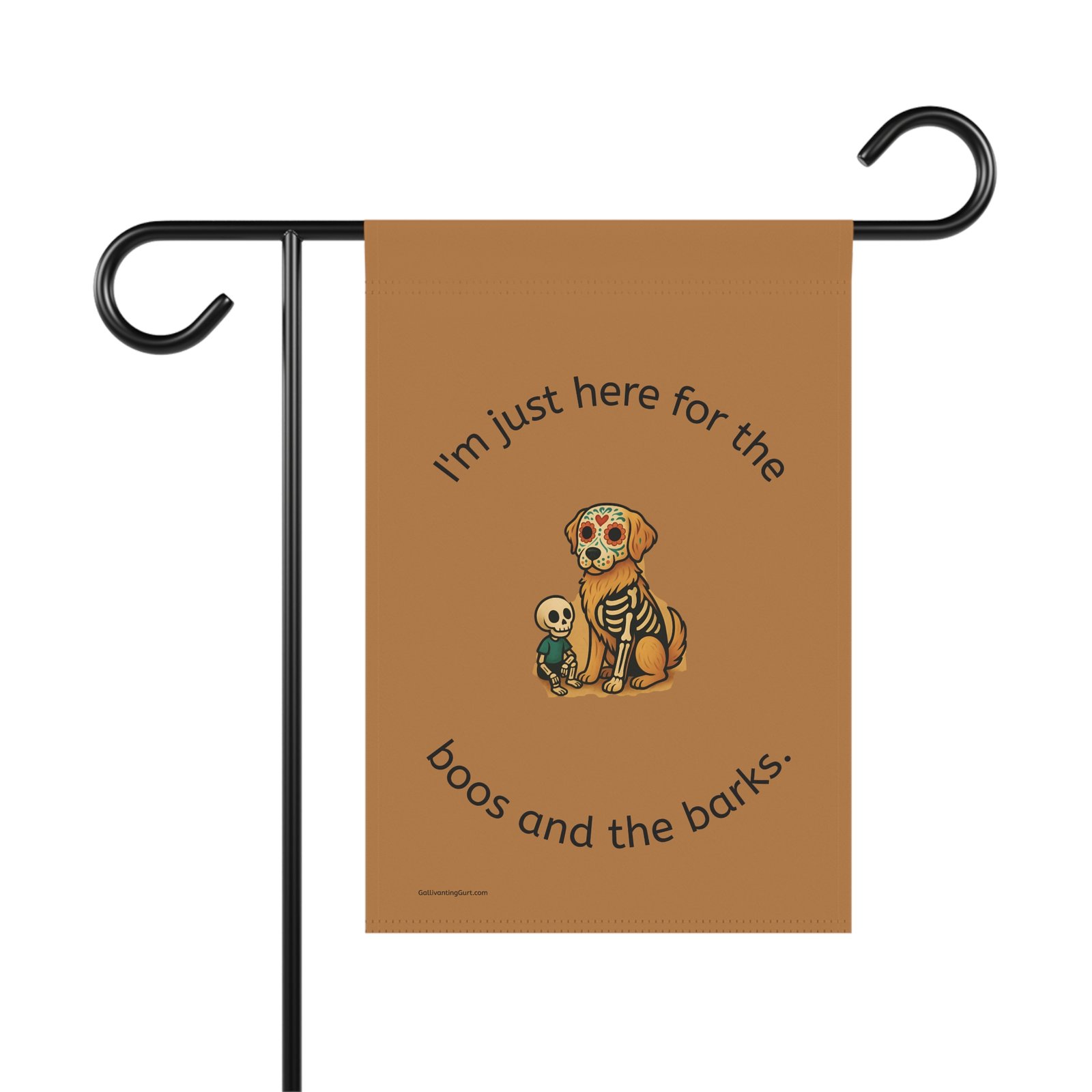 Halloween Garden Banner, Dog Lover Decor, Outdoor Autumn Sign, Fall Yard Decoration, Pet-Friendly Banner