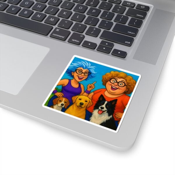 Gurt with her Pack Cute Dogs Kiss-Cut Stickers, Perfect for Dog Lovers, Journals, Laptops, & DIY Projects - Image 2