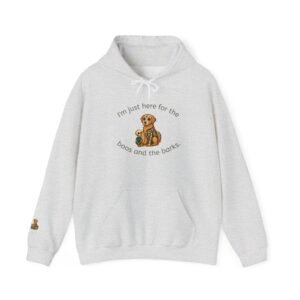 Cozy Pet Lover Hoodie, I'm Just Here for the Boos and the Barks, Cute Dog Sweatshirt, Animal Lover Gift, Fall Fashion