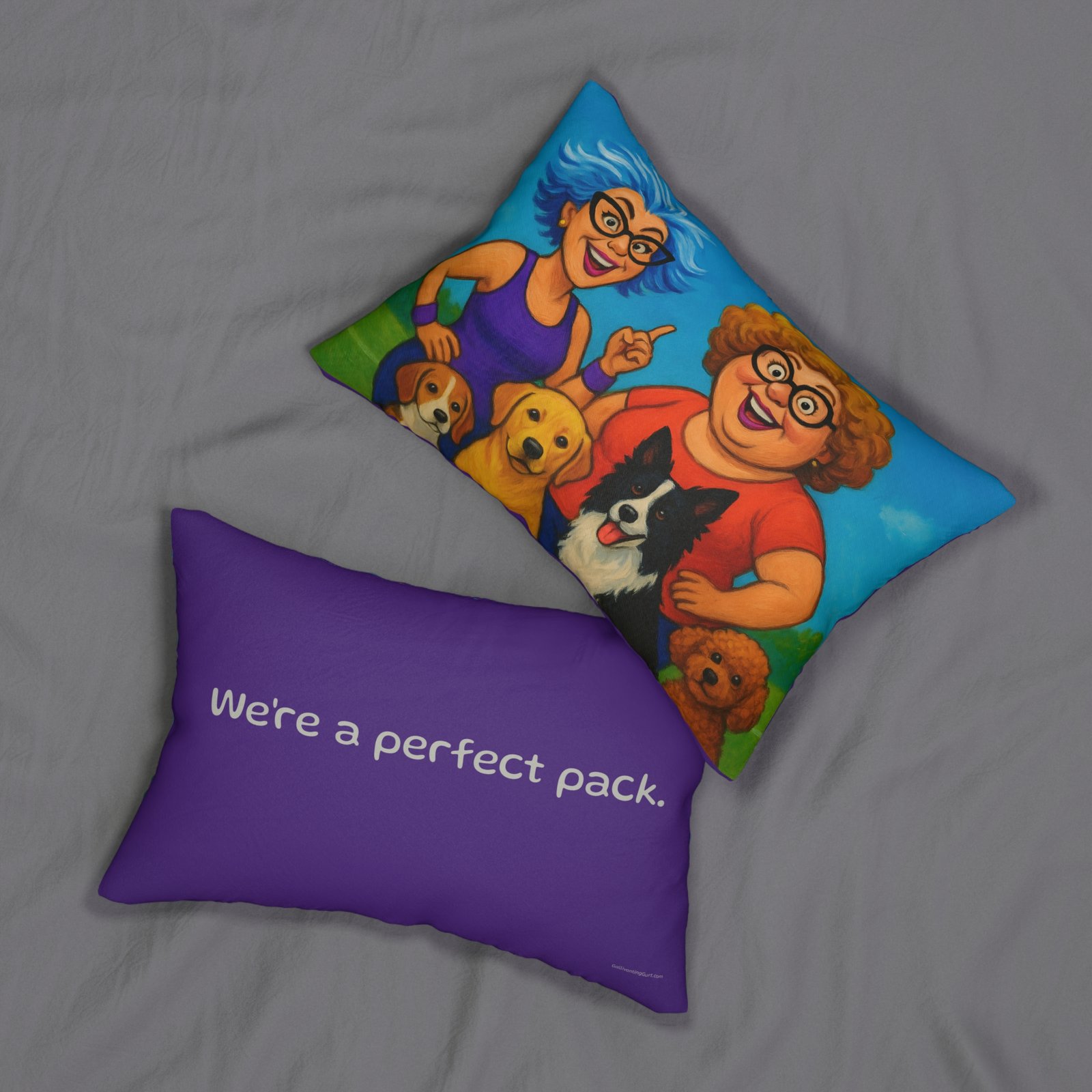 Lumbar Pillow - We're a Perfect Pack Design - Image 4