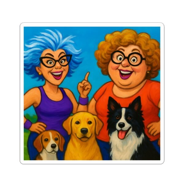 Gurt with her Pack Cute Dogs Kiss-Cut Stickers, Perfect for Dog Lovers, Journals, Laptops, & DIY Projects - Image 4
