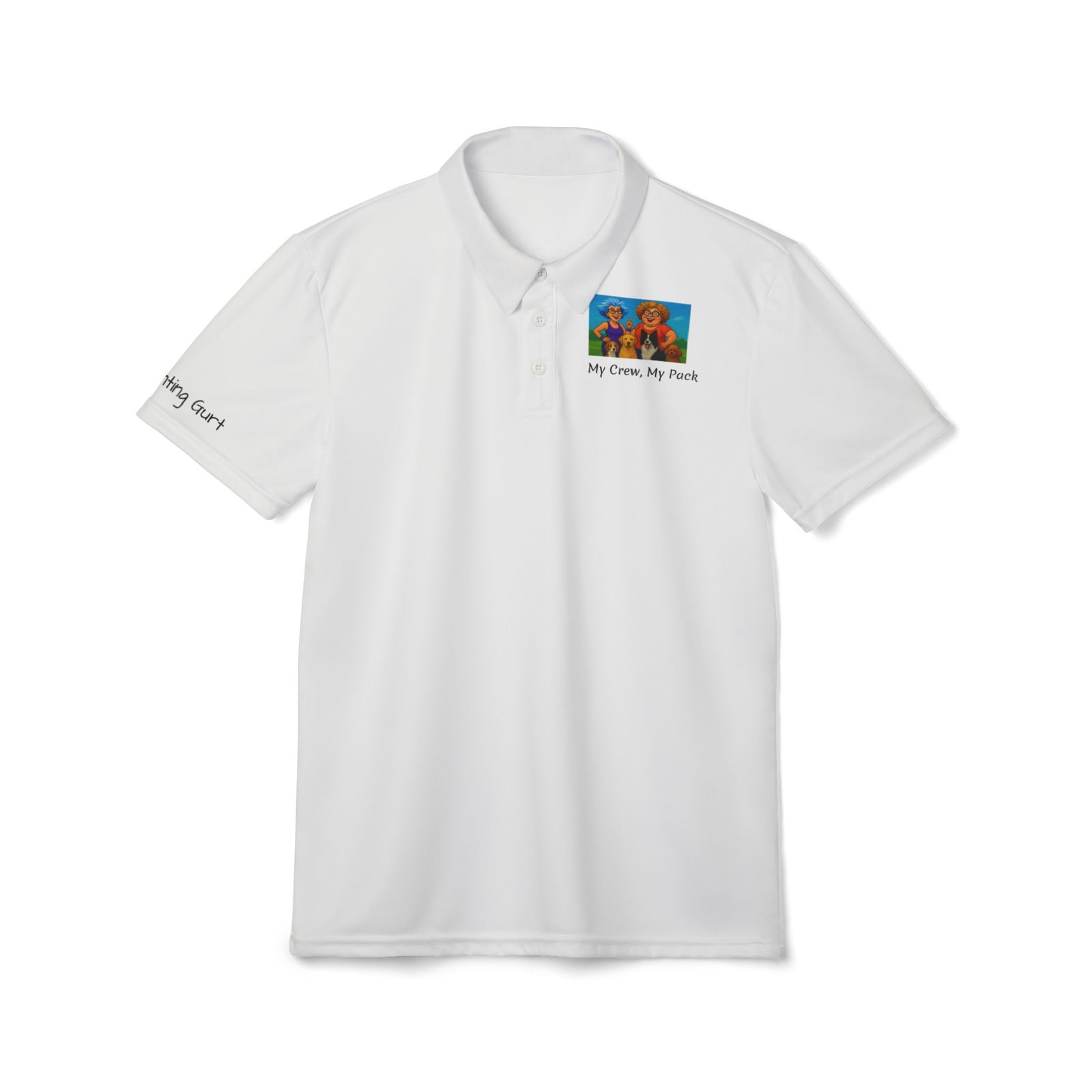 Polo Shirt - My Crew, My Pack White