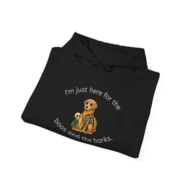 Cozy Pet Lover Hoodie, I'm Just Here for the Boos and the Barks, Cute Dog Sweatshirt, Animal Lover Gift, Fall Fashion - Image 8