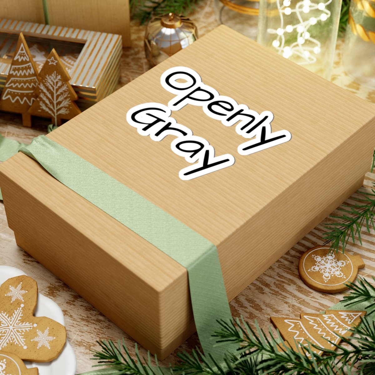 Openly Gray Kiss-Cut Stickers, Perfect for those boldly rocking the Gray, Journals, Laptops, & DIY Projects - Image 12