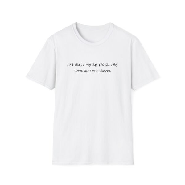 Halloween Pet Graphic Tee - I'm Just Here for the Boos, Dog Lovers Gift, Unisex Softstyle T-Shirt, Fall Fashion