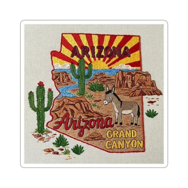 Sticker Arizona State 48 Grand Canyon Home