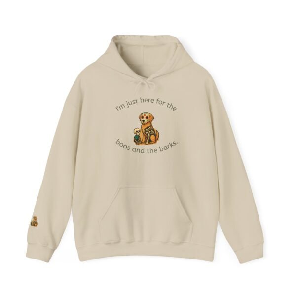 Cozy Pet Lover Hoodie, I'm Just Here for the Boos and the Barks, Cute Dog Sweatshirt, Animal Lover Gift, Fall Fashion - Image 9