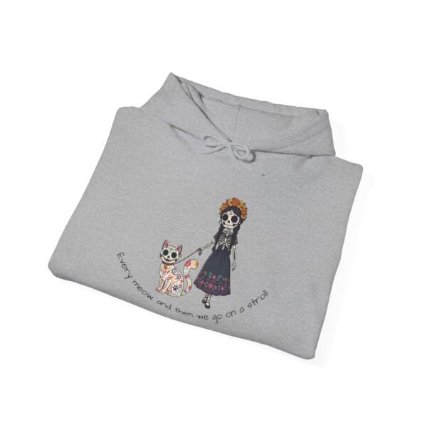 Cat Lover Heavy Blend Hooded Sweatshirt - Every Meow and then we take a lovely stroll - Image 14