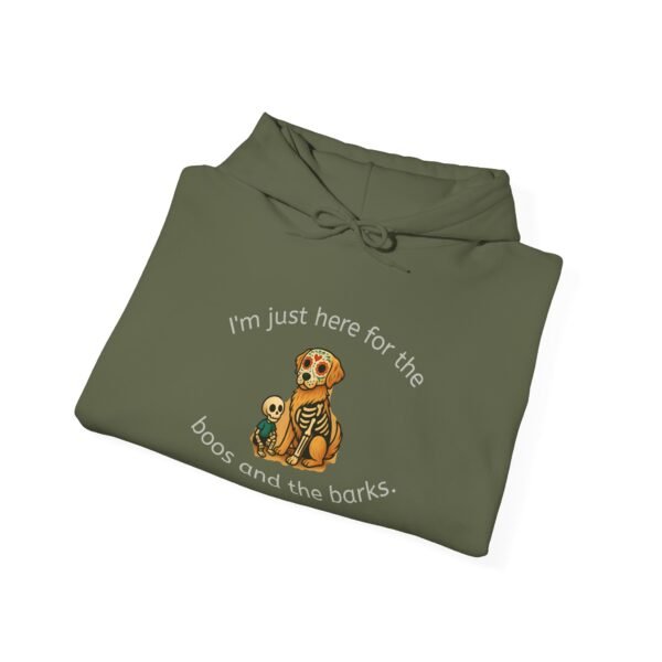 Cozy Pet Lover Hoodie, I'm Just Here for the Boos and the Barks, Cute Dog Sweatshirt, Animal Lover Gift, Fall Fashion - Image 20