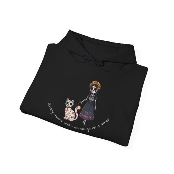 Cat Lover Heavy Blend Hooded Sweatshirt - Every Meow and then we take a lovely stroll - Image 6