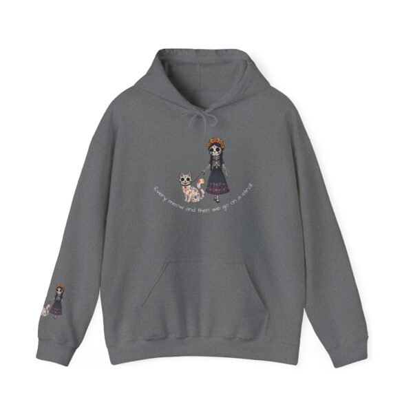 Cat Lover Heavy Blend Hooded Sweatshirt - Every Meow and then we take a lovely stroll - Image 21