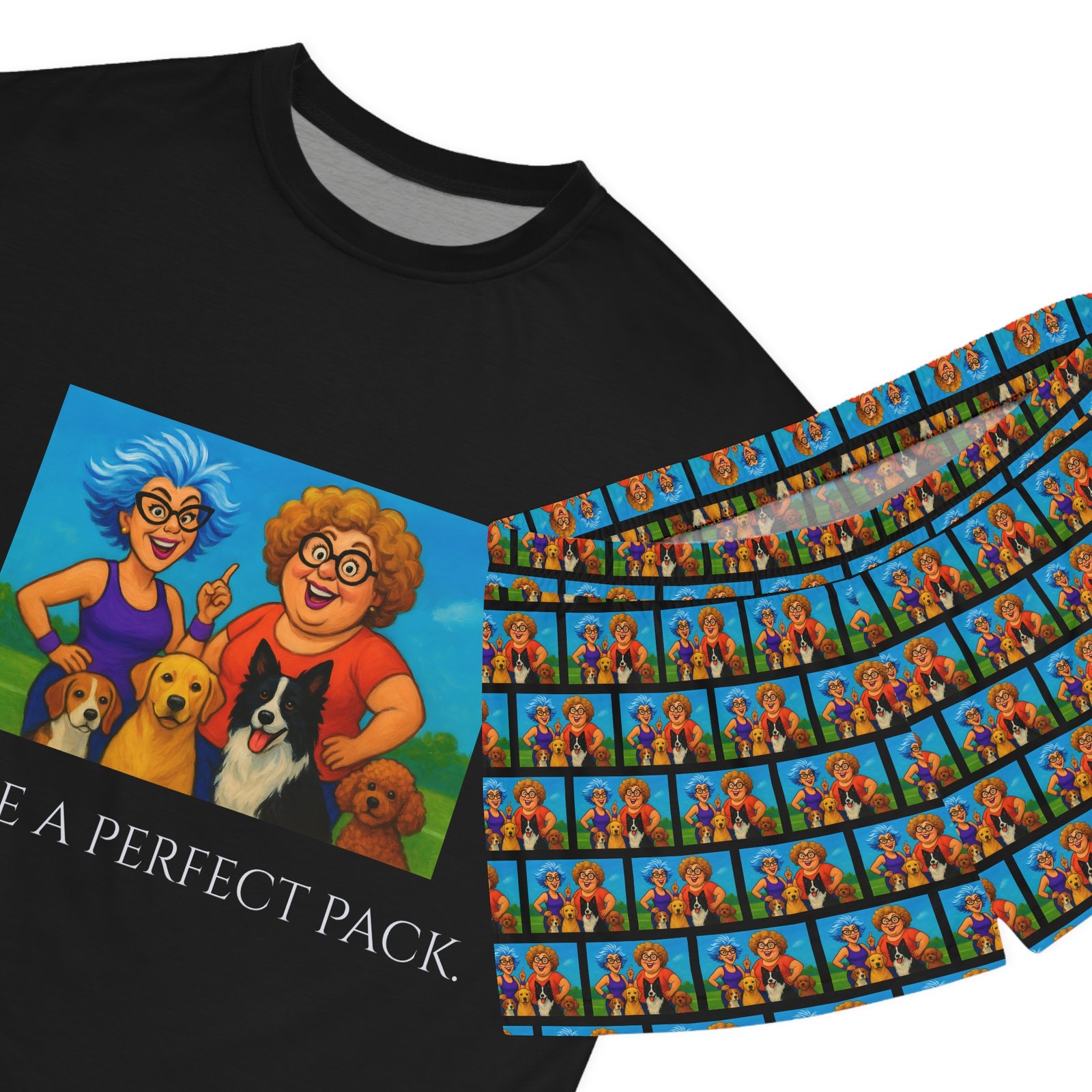 Women's Pajama Set - 'We're a Perfect Pack' - Image 3