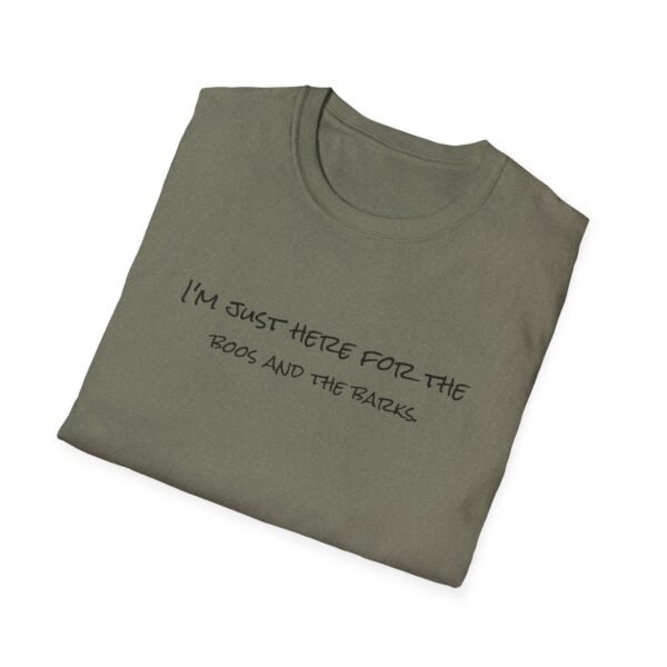 Halloween Pet Graphic Tee - I'm Just Here for the Boos, Dog Lovers Gift, Unisex Softstyle T-Shirt, Fall Fashion - Image 20