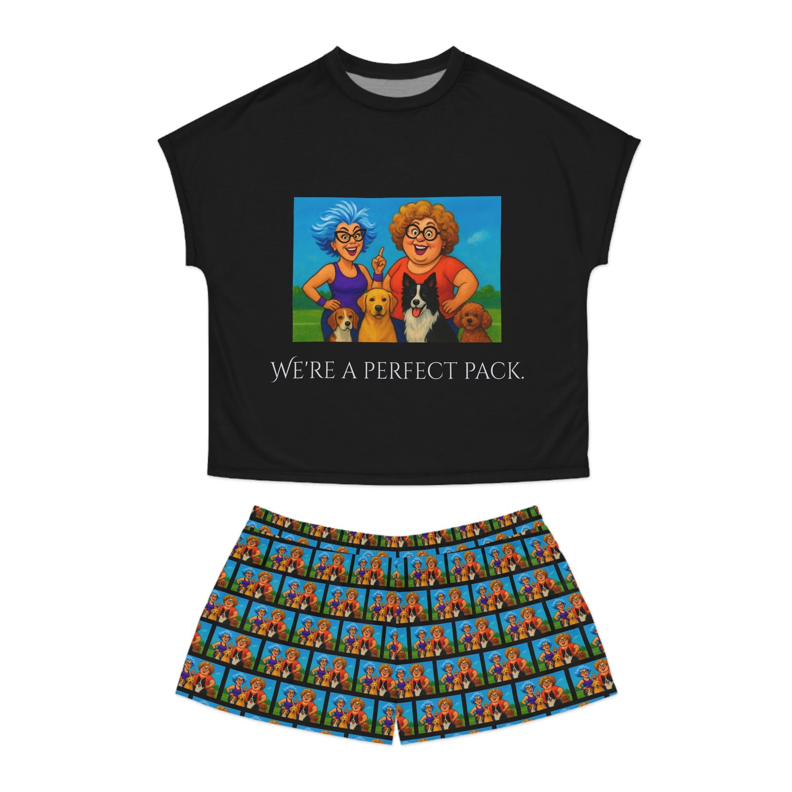 Women's Pajama Set - 'We're a Perfect Pack'