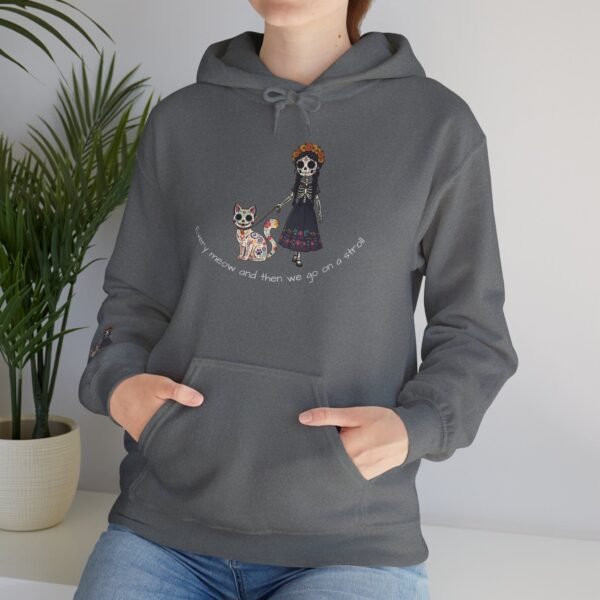 Cat Lover Heavy Blend Hooded Sweatshirt - Every Meow and then we take a lovely stroll - Image 24