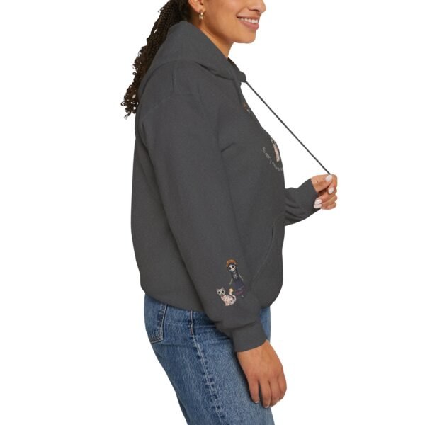Cat Lover Heavy Blend Hooded Sweatshirt - Every Meow and then we take a lovely stroll - Image 27