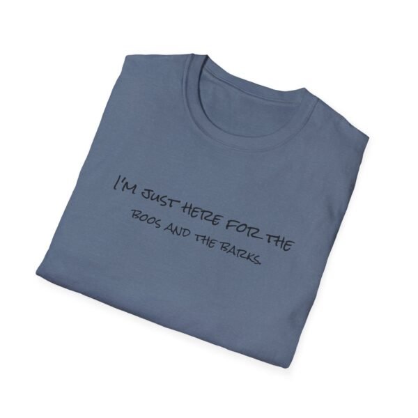 Halloween Pet Graphic Tee - I'm Just Here for the Boos, Dog Lovers Gift, Unisex Softstyle T-Shirt, Fall Fashion - Image 28