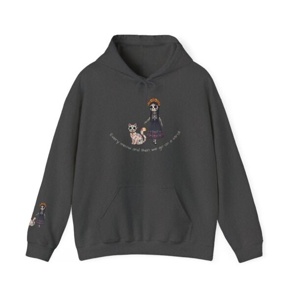 Cat Lover Heavy Blend Hooded Sweatshirt - Every Meow and then we take a lovely stroll - Image 25
