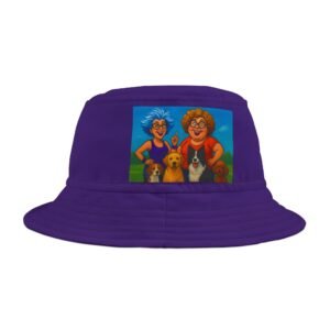 Colorful Retro Summer Bucket Hat -My Crew, My Pack