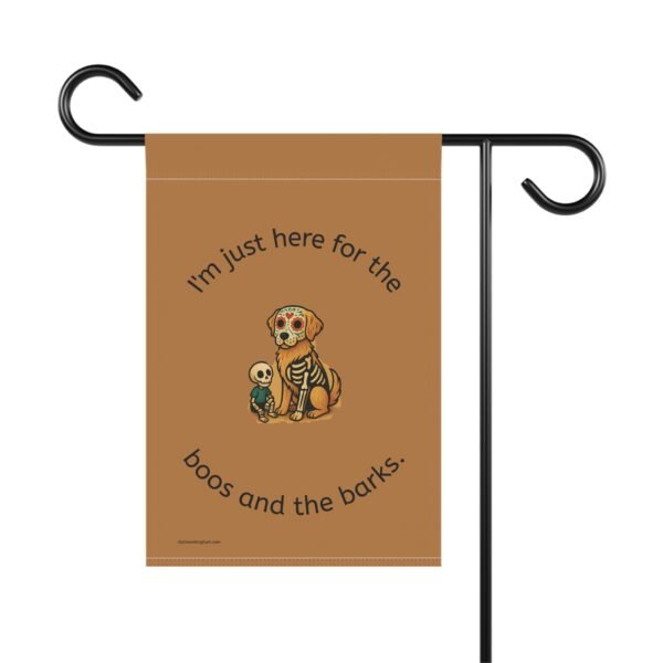 Halloween Garden Banner, Dog Lover Decor, Outdoor Autumn Sign, Fall Yard Decoration, Pet-Friendly Banner - Image 2
