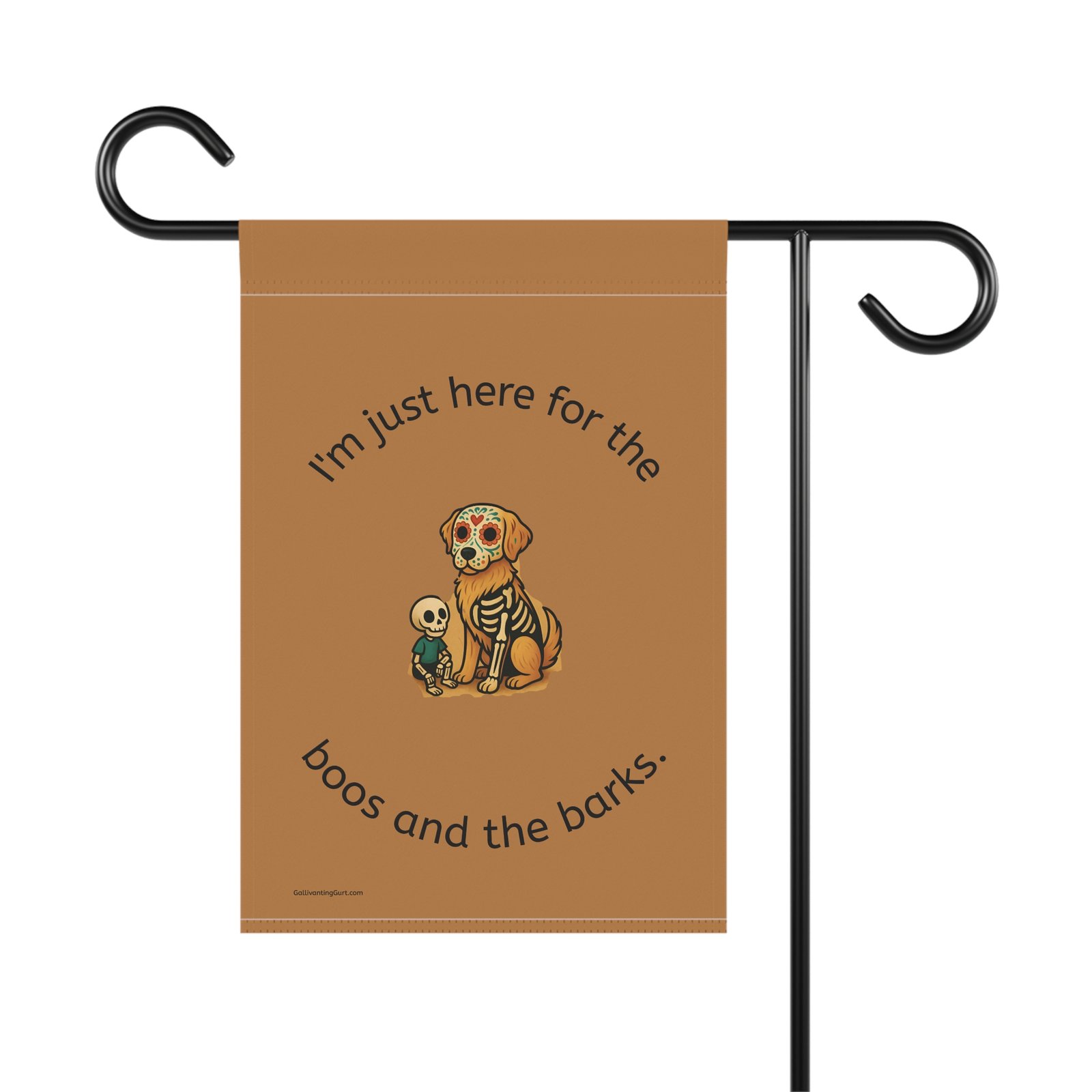 Halloween Garden Banner, Dog Lover Decor, Outdoor Autumn Sign, Fall Yard Decoration, Pet-Friendly Banner - Image 2