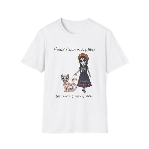 Halloween Pet Graphic Tee  Sugar Skull, Cat  Lovers Gift, Unisex Softstyle T-Shirt, Fall Fashion