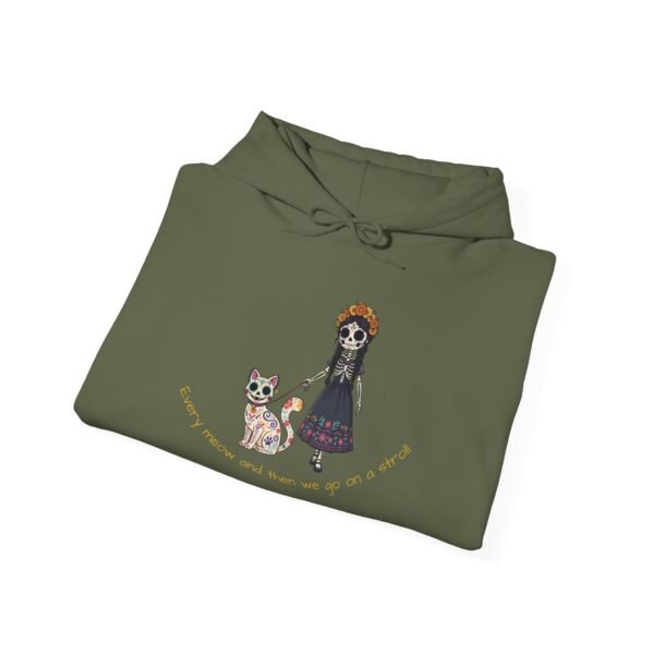 Cat Lover Heavy Blend Hooded Sweatshirt - Every Meow and then we take a lovely stroll - Image 18