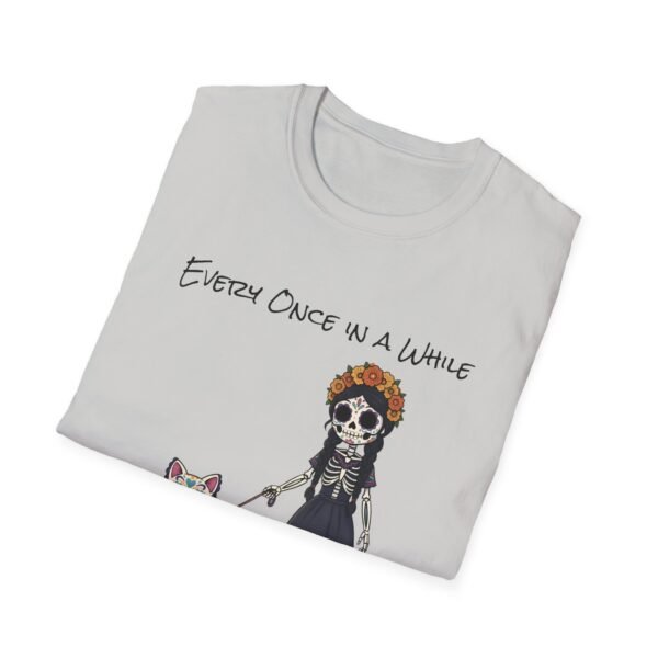 Halloween Pet Graphic Tee  Sugar Skull, Cat  Lovers Gift, Unisex Softstyle T-Shirt, Fall Fashion - Image 12