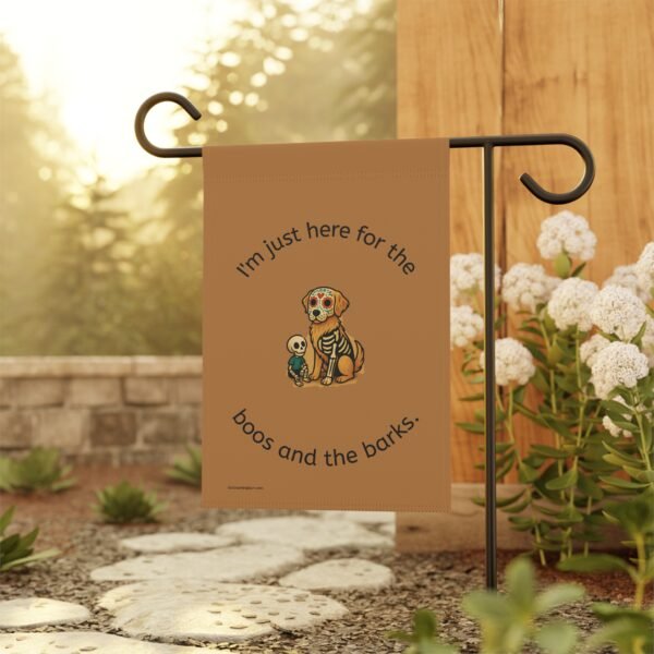 Halloween Garden Banner, Dog Lover Decor, Outdoor Autumn Sign, Fall Yard Decoration, Pet-Friendly Banner - Image 4